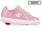 Heelys Girls' Split Pink Disco Wheel Shoe - Pink Glitter