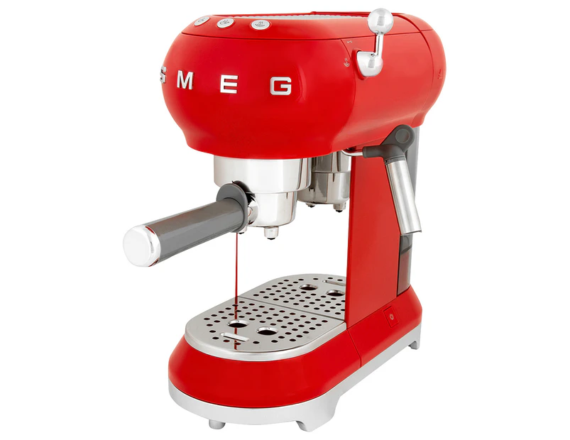 Smeg ECF01 Espresso Coffee Machine - Red