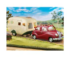 Best Value Combo Sylvanian Families Famliy Saloon Car + The Caravan 4611 5045