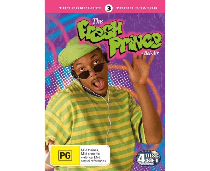 THE FRESH PRINCE OF BEL-AIR - THE COMPLETE THIRD SEASON -DVD Series Comedy New