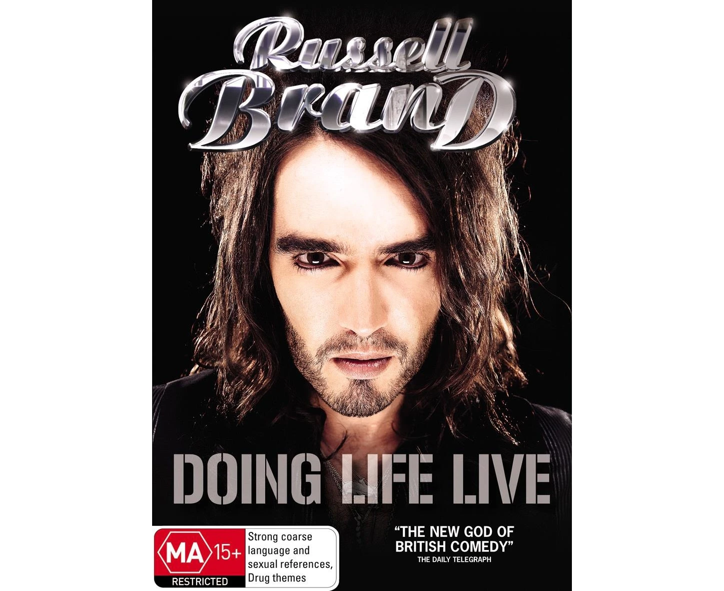 RUSSEL BRAND DOING LIFE LIVE -Rare DVD Aus Stock Comedy New Region 4