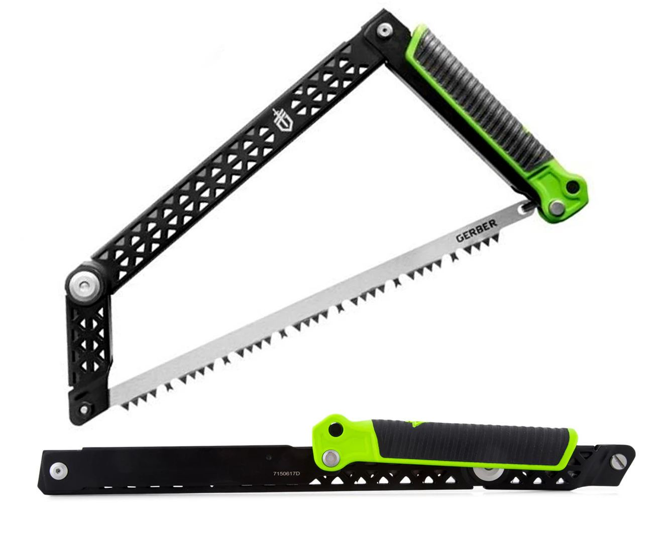 Gerber Freescape Foldable Camping Saw - Black/Green