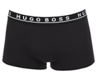 Hugo Boss Men's Cotton Stretch Boxer/Trunk 3-Pack - Grey/Charcoal/Black