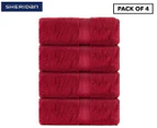 Sheridan Quick Dry Luxury Bath Towel 4-Pack - Sangria