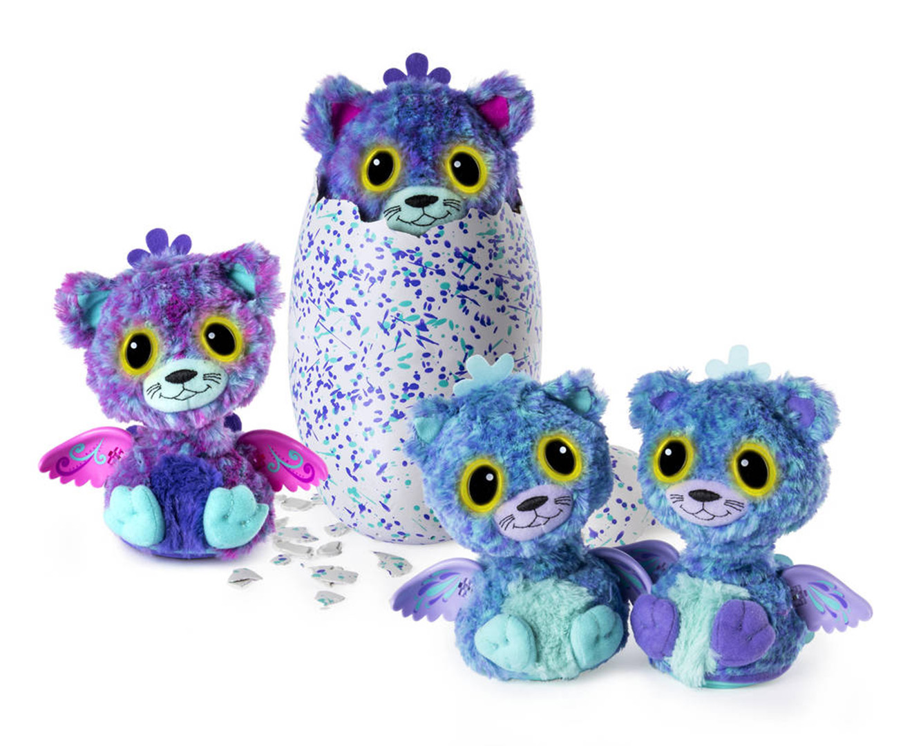 Hatchimals Surprise Peacat Egg - Purple/Teal | eBay