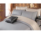 1500TC Egyptian Cotton Queen Bed Sheet Set - Pewter