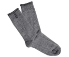 Explorer Men's Size 11-14 Original Wool Socks - Charcoal Marle