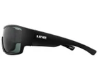 Liive Vision Men's Hex Sunglasses - Gloss Black/Grey
