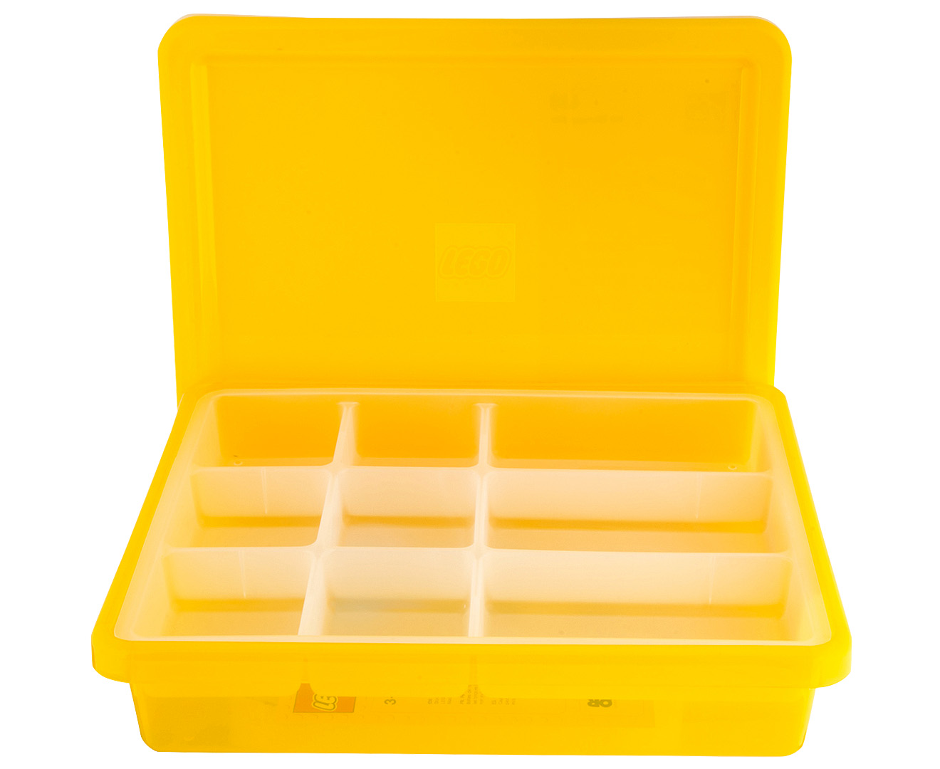 LEGO® Storage Box w/ Sorting Tray & Lid - Yellow