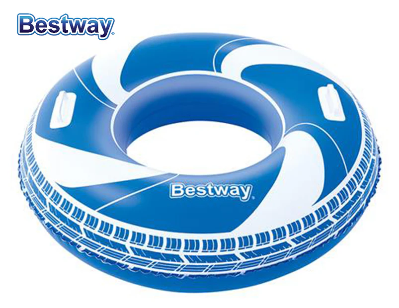 Bestway Spiral Swim Ring - Blue/White