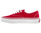 Vans Kids' Authentic Shoe - Red/True White