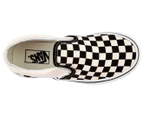 Vans Kids' Classic Slip On Shoe - Black/White