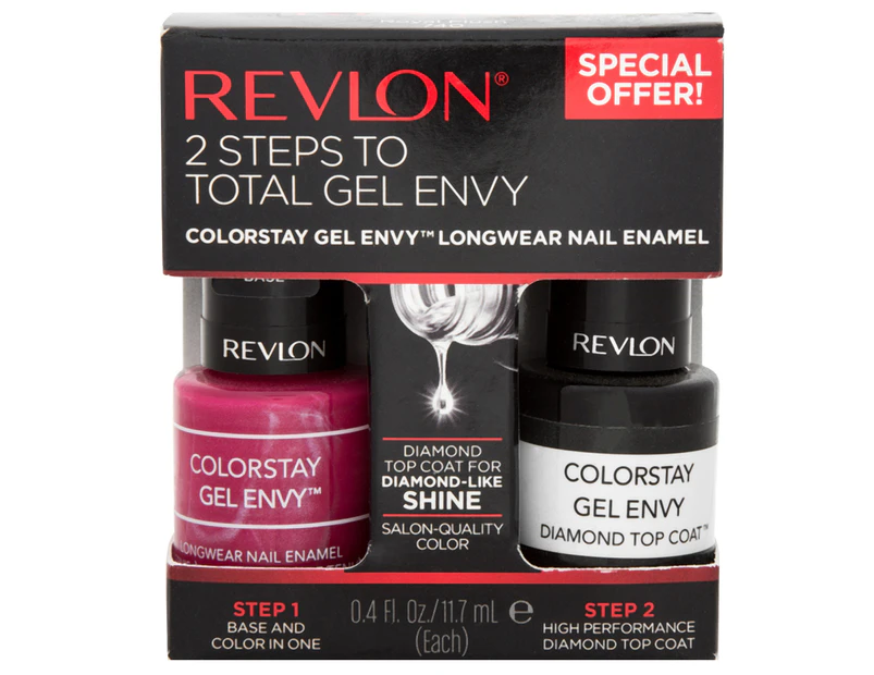 Revlon ColorStay Gel Envy Nail Enamel Duo - #740 Royal Flush