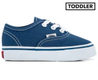 Vans Toddler Authentic Shoe - Navy/True White 