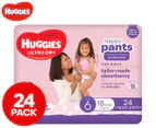 Huggies Junior Nappy Pants For Girls 15kg+ 24pk