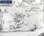Sheridan Ivona Tailored Reversible Pillowcase Pair - Charcoal