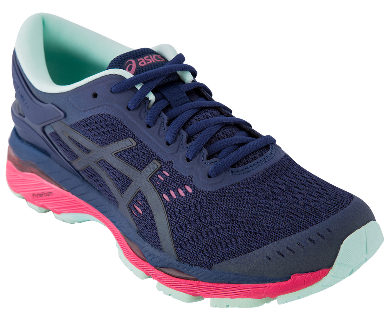 ASICS Women's GEL-Kayano 24 Lite-Show Shoe - Indigo Blue/Black ...