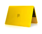 Crystal Hardshell Case and Keyboard cover for Apple Macbook Yellow
