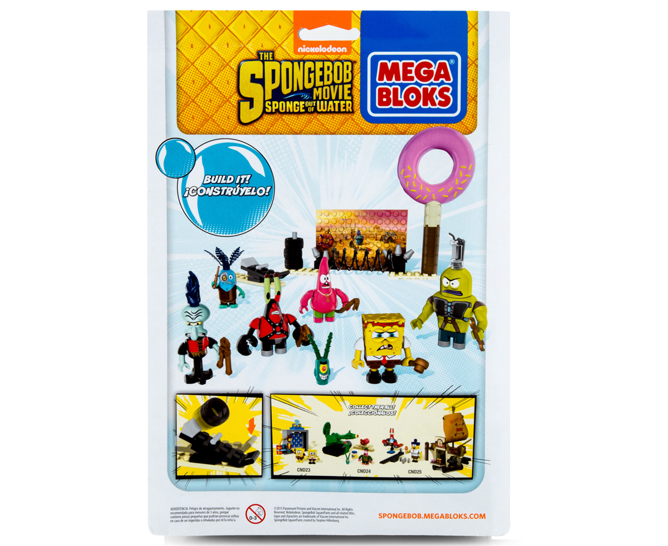 Mega Bloks SpongeBob Movie Post Apocalyptic Figure Pack Playset | Catch ...