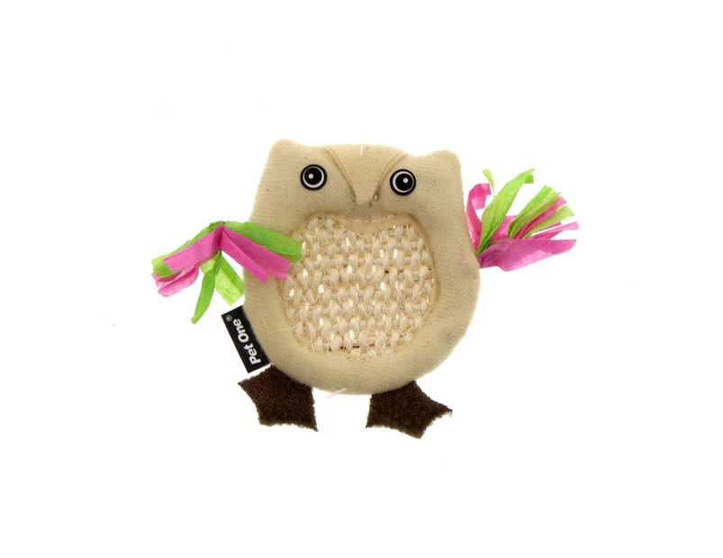 Cat Toy Scratcher Body Owl Pet One Fun Play Interactive Health Stimulating