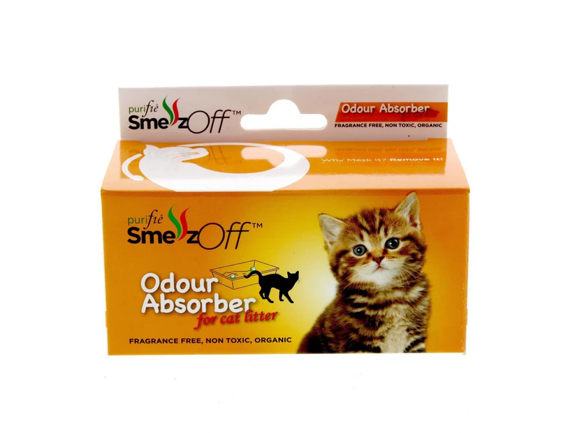 Smellz Off Odour Absorber For Cat Litter Fragrance Free Non Toxic Purifie