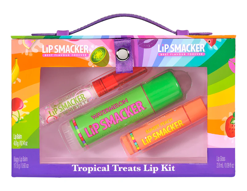 Lip Smacker 3-Piece Tropical Treats Lip Kit