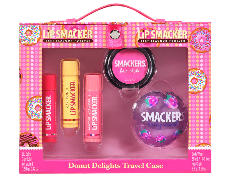 Lip Smacker 5-Piece Donut Delights Travel Case