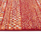 Rug Culture 400x80cm Oxford Traditional Rug Runner - Rust