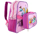 Disney Princess Junior Backpack w/ Lunch Bag - Pink   
