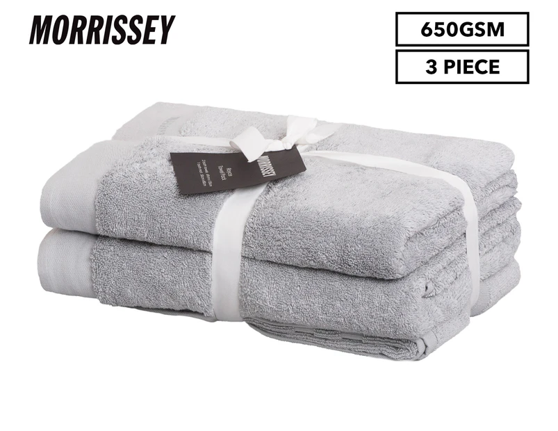 Morrissey Royce 3-Piece Towel Pack - Silver