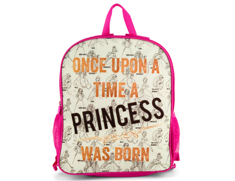Disney Princess Double Sided Backpack - Pink   