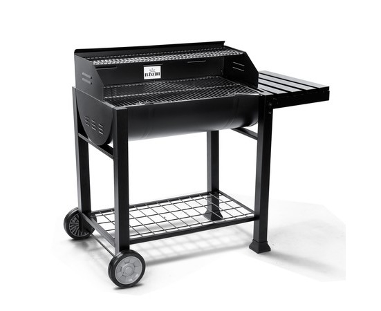 Maxkon BBQ Charcoal Grill Outdoor Portable Barbecue w/ Foldable Side Shelf