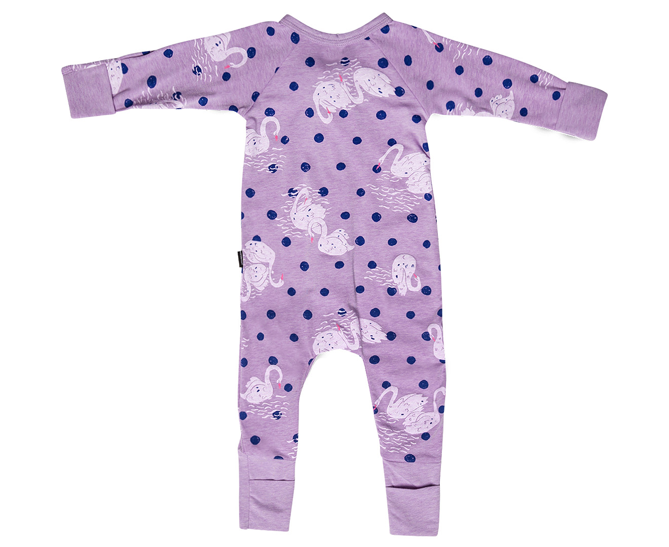 Bonds Baby Swan Print Zip Wondersuit - Purple | Mumgo.com.au