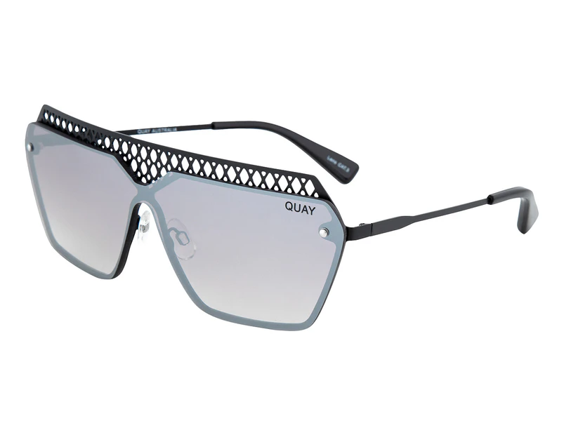 Quay Australia Women's Hall Of Fame Sunglasses - Black/Silver