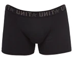 Unit Men's Day To Day Boxer Brief 3-Pack - Black/Grey