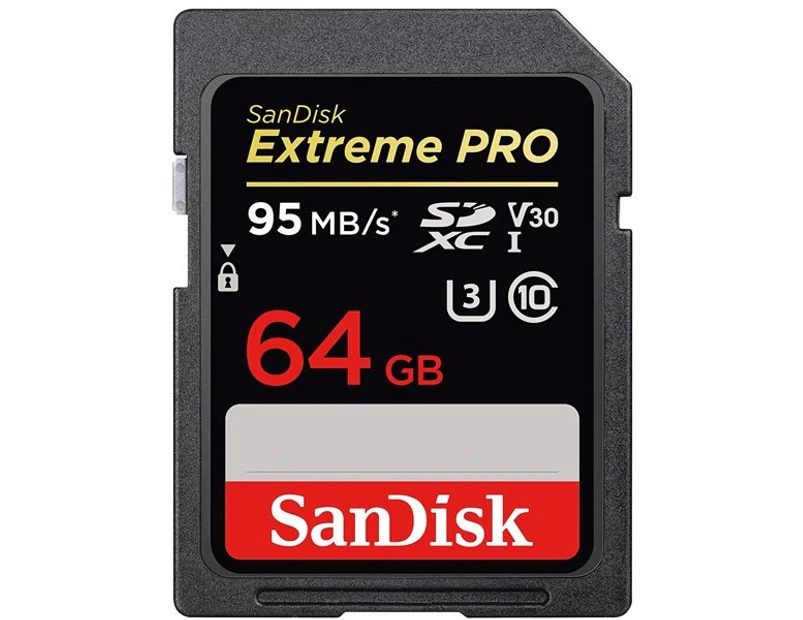 SanDisk 64GB Extreme PRO UHS-I SDXC Memory Card (V30) 95mb/s SDSDXXG-064G-GN4IN