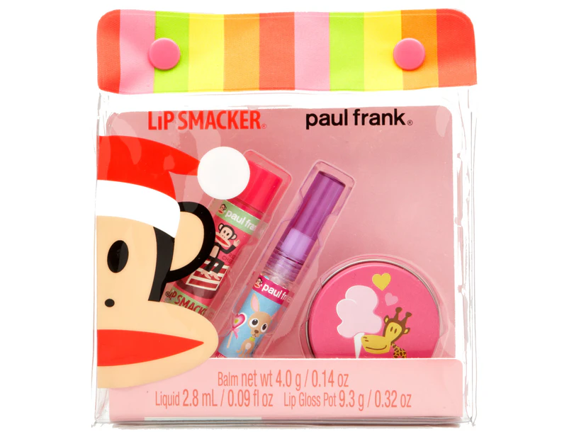 Lip Smacker 3-Piece Paul Frank Forever Friends Christmas Set