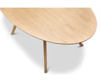 Natural Oak 1.8m Oval Dining Table