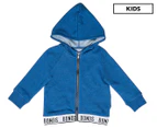 Bonds Kids' Logo Fleece Hoodie - Blue Grotto Marle