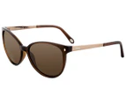 Fossil Cat-Eye 3007/S Sunglasses - Brown/Almond
