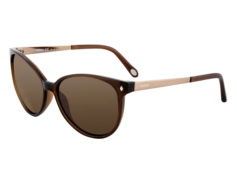 Fossil Cat-Eye 3007/S Sunglasses - Brown/Almond