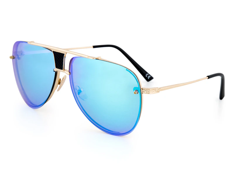 Winstonne Ashford Sunglasses - Gold/Azure Blue 