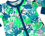 Bonds Baby/Toddler Jungle Print Zip Wondersuit - Green