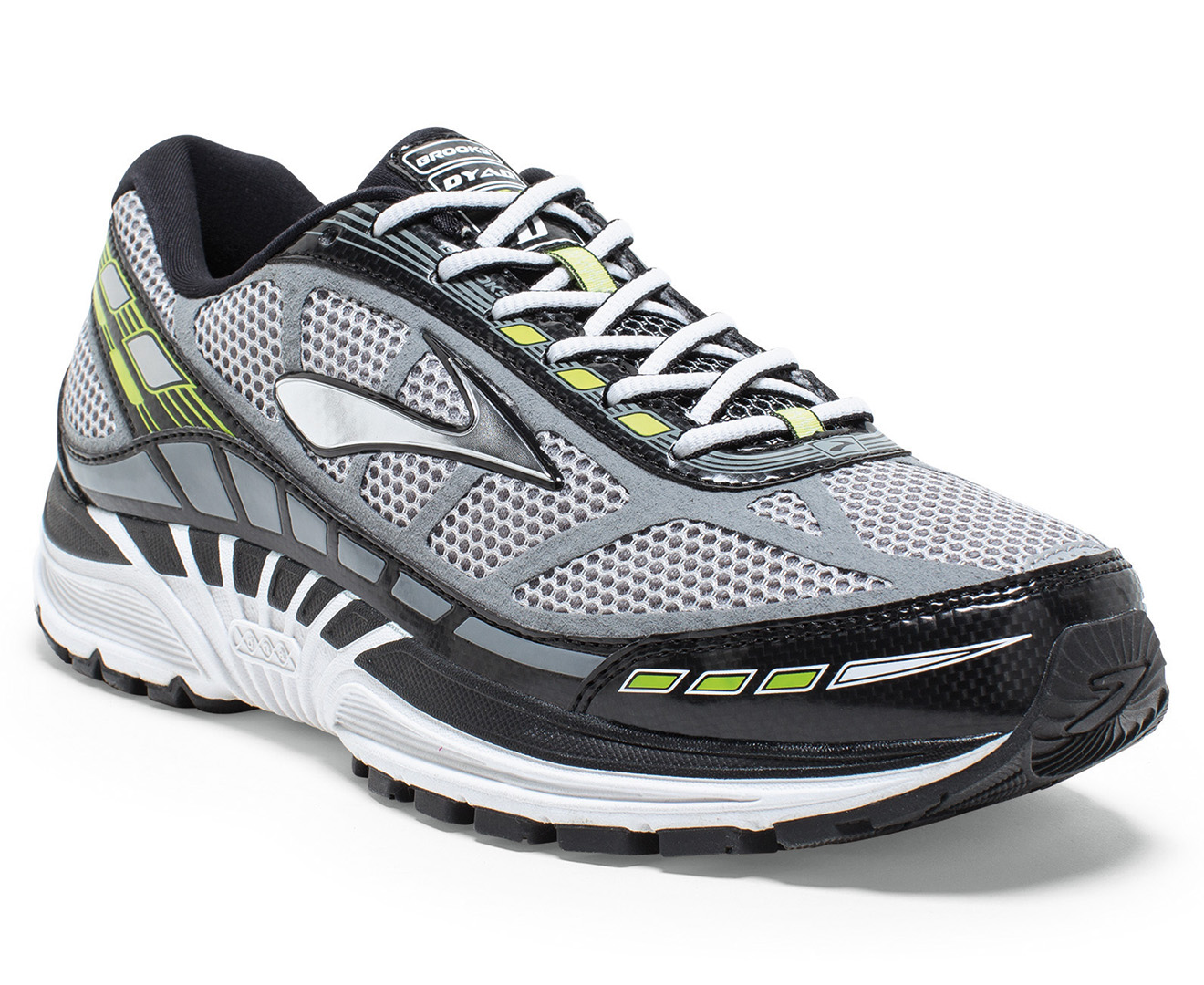 Brooks Men's Dyad 8 Wide Fit Running Shoe - Riverrock/Black/Nightlife ...