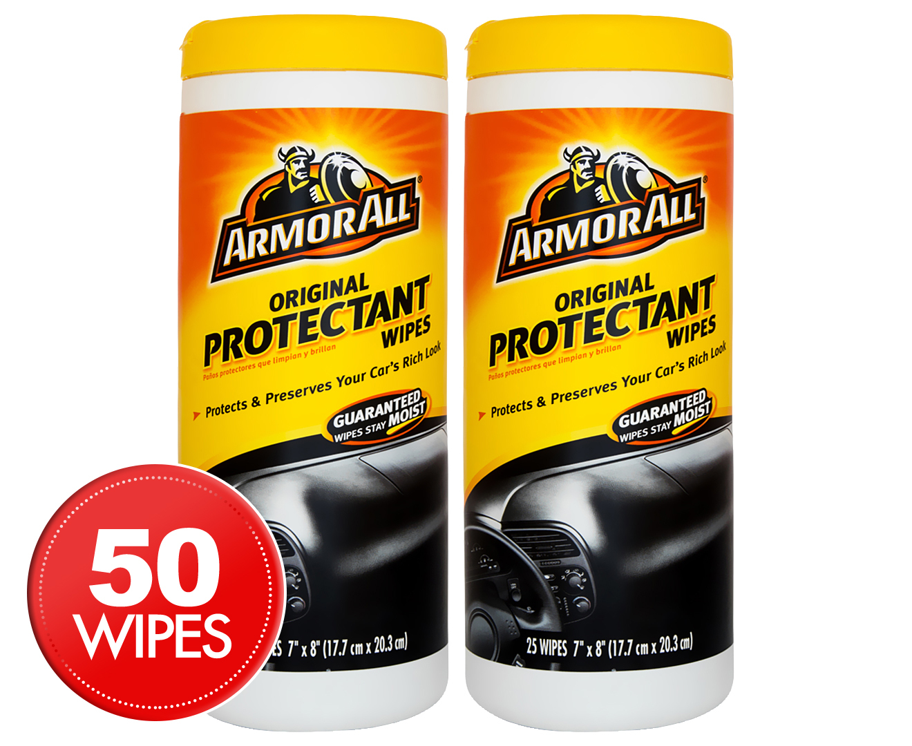 2-x-armorall-original-protectant-wipes-25pk-catch-co-nz