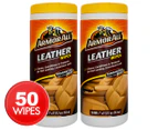 2 x ArmorAll Leather Wipes 25pk
