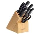 9pc Scanpan Microsharp Knife Block Set Stainless Steel Carving Cutlery Knives 1