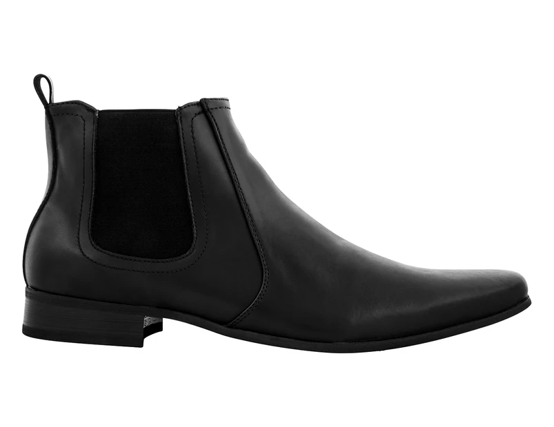 Winstonne Men's The Andrew Leather Boot - Black