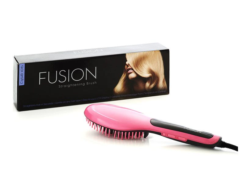 Fusion Straightening Brush - Pink FHSB110