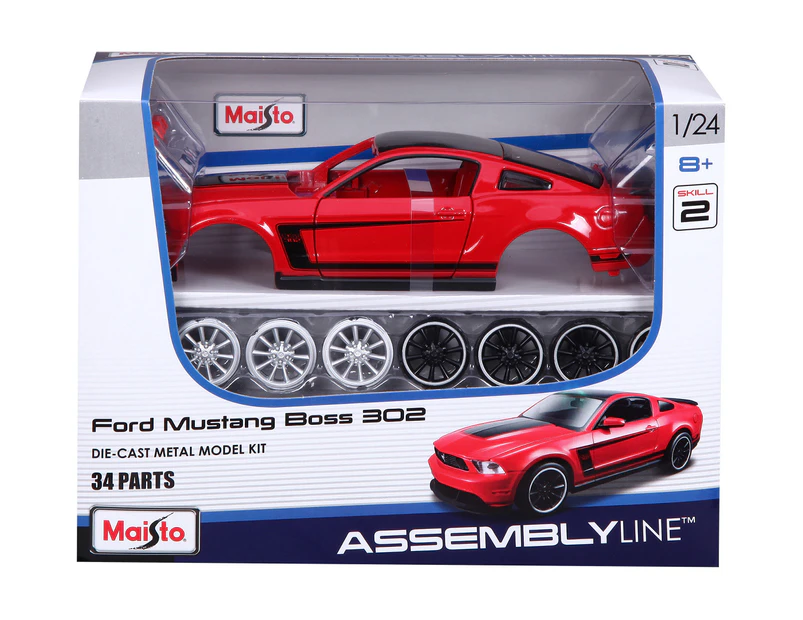 Maisto Assembly Line 1:24 Mustang Boss Model Car Kit  